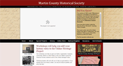 Desktop Screenshot of martincountynchistory.com