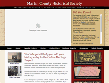 Tablet Screenshot of martincountynchistory.com